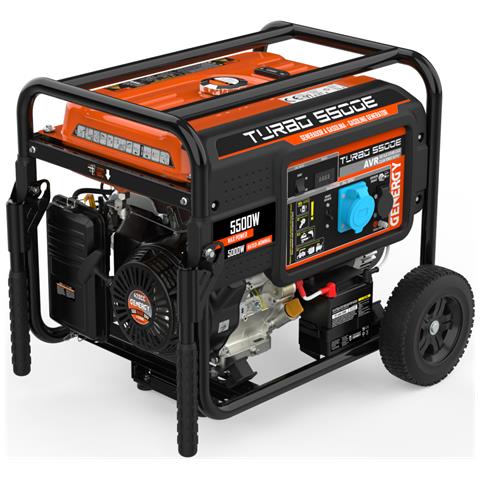 Generatore Benzina Genergy Turbo5000 5500w Avviamento Elettrico Avr E Grande Autonomia  -gruppi Elettrogeni Best Seller - Foto 1