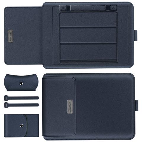 Custodia Per Laptop, Custodia Protettiva In Pelle Pu Navyblue 11-12 Pollici - Foto 1