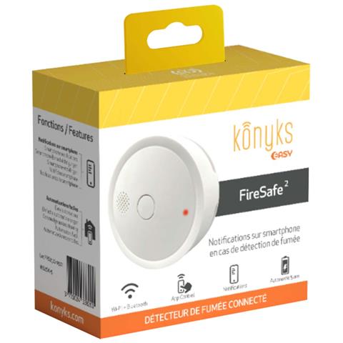 Rilevatore Di Fumo Connesso Firesafe 2 Wi-fi Bluetooth Autonomia 5 Anni, Bianco - Foto 10