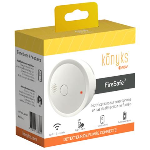 Rivelatore Di Fumo Connesso Wi-fi E Bluetooth Modello Firesafe, Bianco - Foto 5