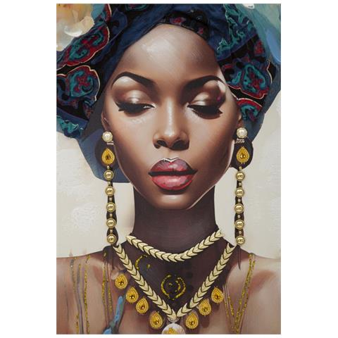 Stampa Su Tela Africa 21 - Multicolore - Legno - 72x4,5x102 Cm - Foto 2