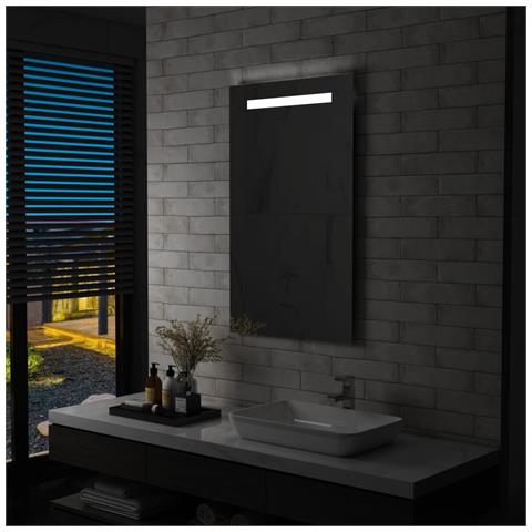 Specchio Da Parete A Led Per Bagno 60x100 Cm - Foto 8