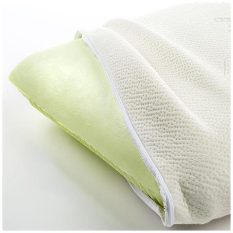 Guanciale Memory Saponetta In Smartcel Clima - Tinta Unita Colore Neutro Misura Standard - Foto 2