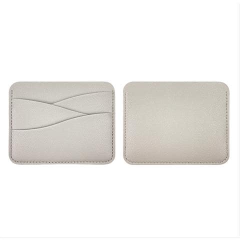 Elegante Porta Carte In Pelle Pu Con 4 Scomparti Grey - Foto 1