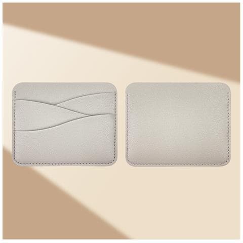 Elegante Porta Carte In Pelle Pu Con 4 Scomparti Grey - Foto 2