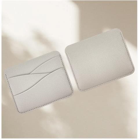 Elegante Porta Carte In Pelle Pu Con 4 Scomparti Grey - Foto 3