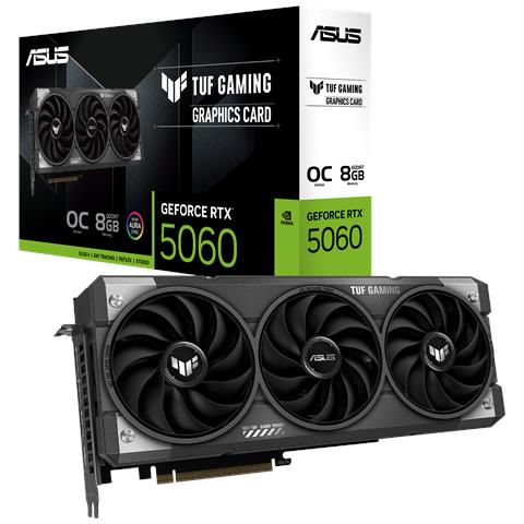 TUF Gaming TUF-RTX5060-O8G-GAMING NVIDIA GeForce RTX 5060 8 GB GDDR7 - Foto 1