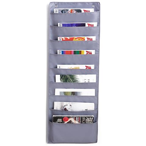 Organizer Da Appendere Oxford Per Riporre I Libri, 9 Ripiani Grey - Foto 1