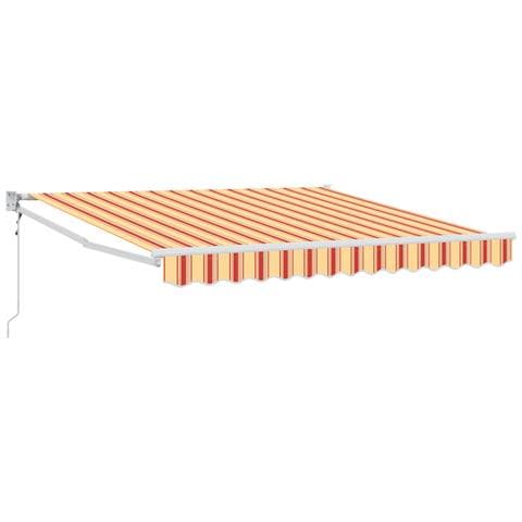 Tenda Retrattile Automatica Gialla e Arancione 350x250 cm - Foto 1