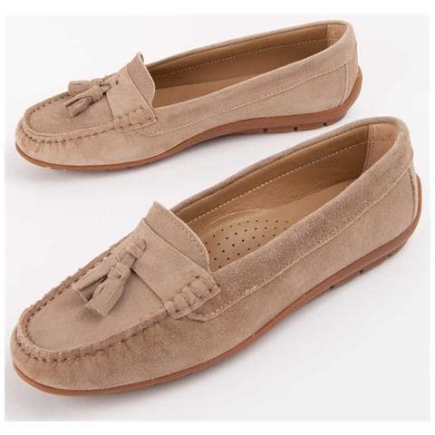 Mocassino Meilis3 Beige Beige Pelle Naturale - Foto 1