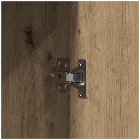 Toeletta con Luci LED in Rovere Artigianale 102x33x135 cm - Foto 9