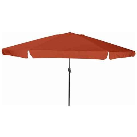 Ombrello da giardino Rosso e Nero 395 x 395 x 245 cm - Foto 1