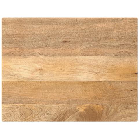 Piano per Tavolo 70x60x3,8 cm Rettangolare Legno Massello Mango - Foto 1