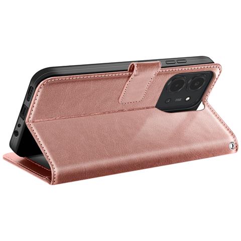 Custodia A Portafoglio Per Xiaomi Redmi 15c Con Cinturino Da Polso E Funzione Stand, Rosa Champagne - Foto 2