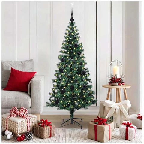 Albero di Natale artificiale con luci integrate Verde 150 cm - Foto 2