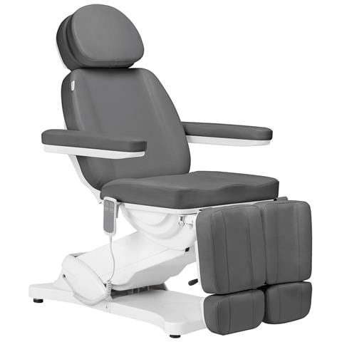 poltrona cosmetica elettrica Classic 2 motori pedi grigia - Foto 1