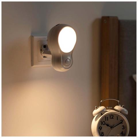 Lampada Da Comodino A Led Da Collegare Con Interruttore E Luce Soffusa - Foto 4