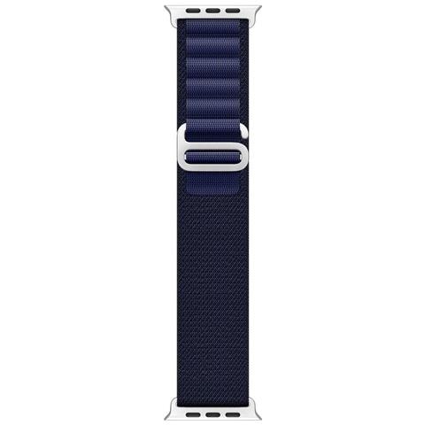 Cinturino Orologio per Apple Watch - Poliestere, Blu Navy, Blu - Foto 2
