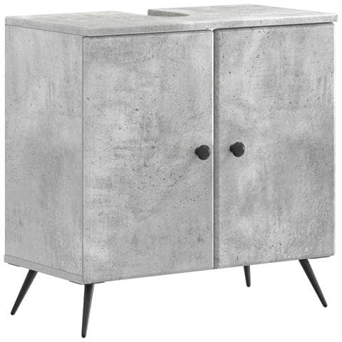 Armadio per Lavabo da Bagno BREDA Grigio Cemento - Foto 1