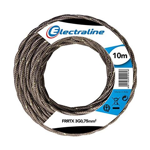 Cavo Tessile Frrtx Sezione 3g0,75 Color Oro, Vendita A Matassa. 10mt 10mt - Foto 1