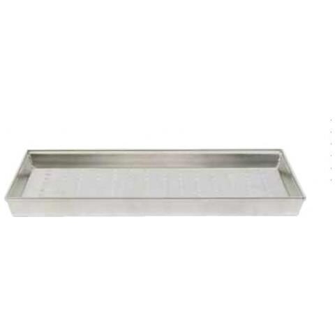 Teglia Rettangolare Microforata (foro 6mm) Lega Alluminio 3003 - Misura Cm 35x28 - Altezza Cm 3 - Foto 1