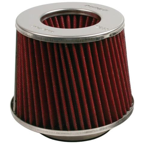 Filtro Aspirazione Diretta Universale Int Auto Lama Af-3 Argento Filtro Aria Conico + Kit Adattatore Universali Altezza Mm 152 - Base Ø Mm 155 - Attacco Ø 60~90 Mm Montaggio Diretto Sul Collettore Tramite Cinghia In Acciaio Inox - Foto 2