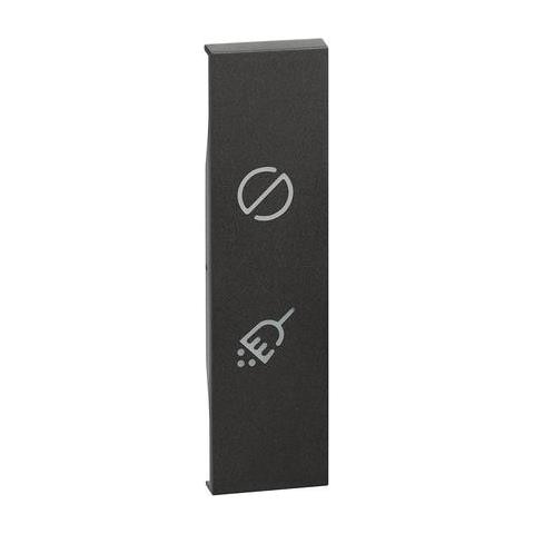 Cover Living Now Per Commutatore Hotel 1 Modulo Nera Kg11h - Foto 1