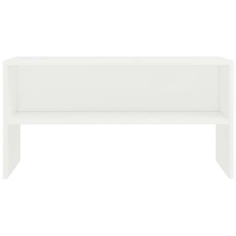 Mobile Porta TV Bianco 80x40x40 cm in Legno Multistrato - Foto 5