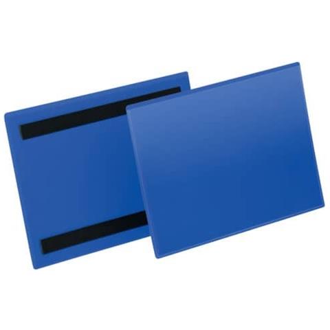 Tasche Per Identificazione Con Bande Magnetiche Blu F. to Esterno Mm. 223x163- Inserto A5 Orizz. Cf 50- 174307 - Foto 1