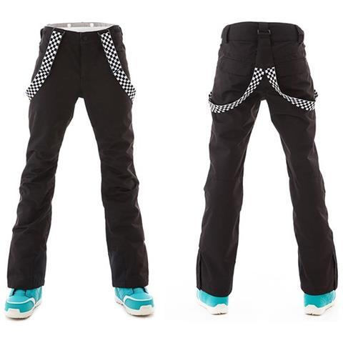 SLOWMOOSE - Pantaloni Da Neve Caldi Da Donna Invernali Con Cinturino [ nero  / Xl] - ePRICE