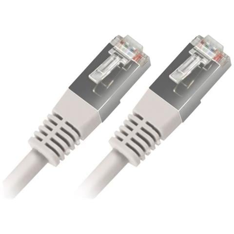 Cavo Rj45 Cat. 6 Ftp Diritto - Bianco - 3 M - Foto 1