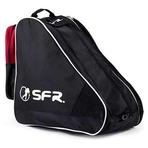 Sfr Pattina Grandi Ice Skate Bag Ii Borsa Per Pattinaggio Bambini I Giovani Unisex Multicolore (nero Rosso) Un Formato - Foto 1