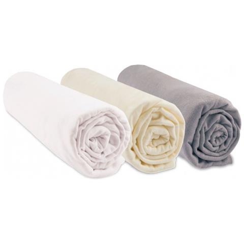Set 3 Lenzuola Con Angoli In 100% Cotone Biologico - 60x120 Cm - Foto 1