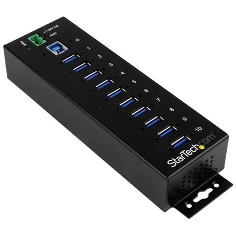 HUB Industriale USB 3.0 a 10 porte - Perno e concentratore USB 3.0 con ESD e protezione da sovratensioni - Foto 1