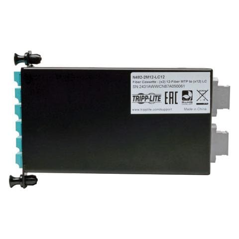 Tripp Lite N482-2M12-LC12, Nero, Acciaio, IEEE 802.3ae, 10 Gigabit Ethernet, 40 Gigabit Ethernet, LC - Foto 7