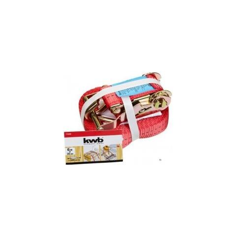 Cinghia Di Ancoraggio M, Cricchetto - 2 Ganci, 6 M X 35 Mm - Foto 2