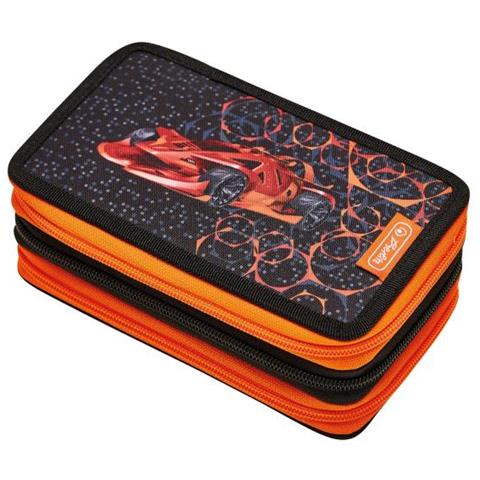 50038794 Astuccio Per Matita Astuccio Portamatite Poliestere Nero, Arancione - Foto 1