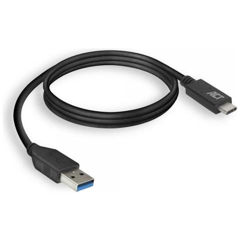 Ac7416 Cavo Usb 1 M Usb 3.2 Gen 1 (3.1 Gen 1) Usb C Usb A Nero - Foto 2