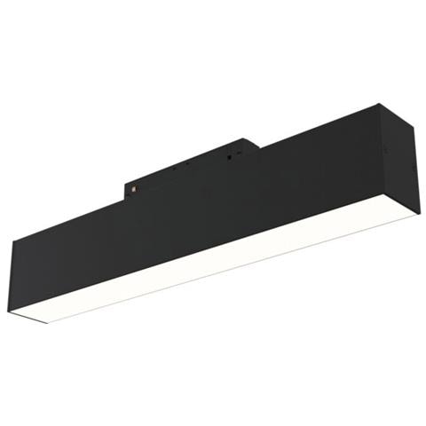 Lampada Per Binario Moderno Alluminio Nero Luce Naturale 12w - Foto 1