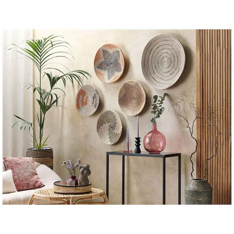 Set Di 5 Decorazioni Da Parete Alghe Marine Multicolore Parore - Foto 1