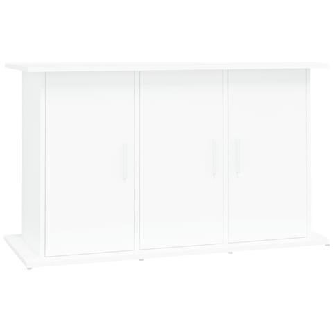 Supporto per Acquario 101x41x58 cm in Legno Multistrato Bianco - Foto 1