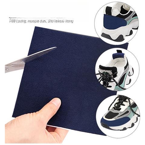 Confezione Da 2 Toppe Per Riparazione Scarpe, Toppa Autoadesiva Per Riparazione Scarpe Da Ginnastica Navyblue - Foto 2