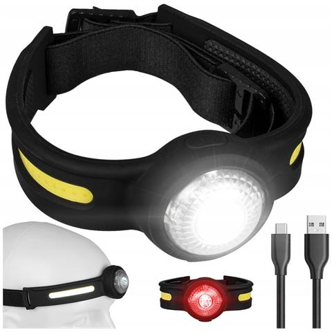 Lampada Frontale Ricaricabile Cob + Xpg 550lm Usb-c Va0154 - Foto 1