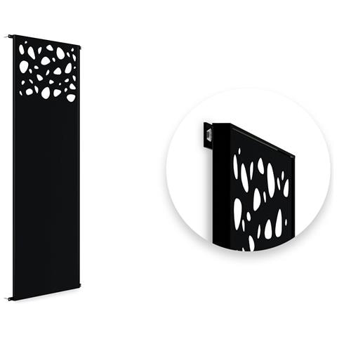 Set Di 2 Pannelli Decorativi Sunny Black H.160cm Motivi - Foto 2