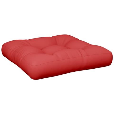 Cuscino Per Pallet Rosso 60x60x12 Cm In Tessuto - Foto 2