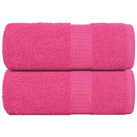 Asciugamani Per Sapone 2 Pz Rosa 30x30 Cm 360 G/m 100% Cotone - Foto 1