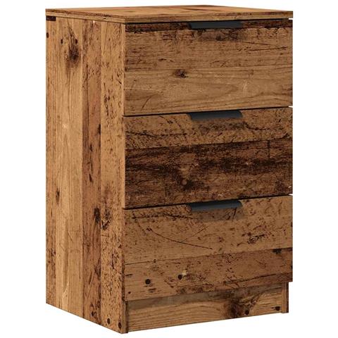Comodino Legno Vecchio 40x36x65 Cm In Legno Multistrato - Foto 1