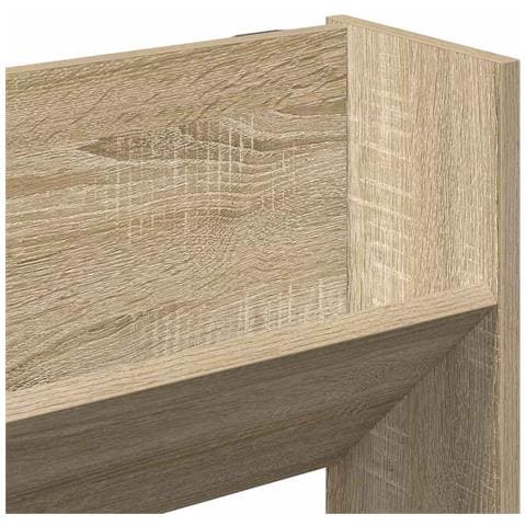 Scarpiera A Muro Rovere Sonoma 80x18x90 Cm In Legno Multistrato - Foto 8