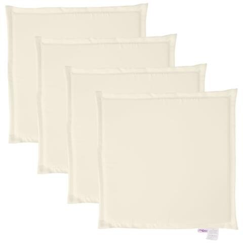 Lusso Casadino - Imbottitura Per Seduta Giardino 4pz Crema 45x45x2 Cm Quadrata - Foto 1