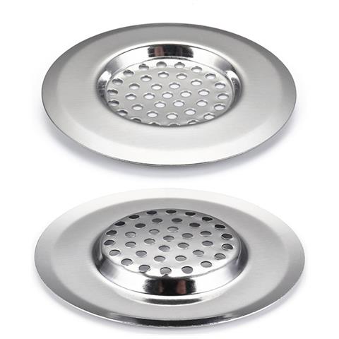 Filtro Per Scarico A Pavimento In Acciaio Inox, Filtro Per Lavello Acchiappa Capelli (confezione Da 4) Model 5 - Foto 1